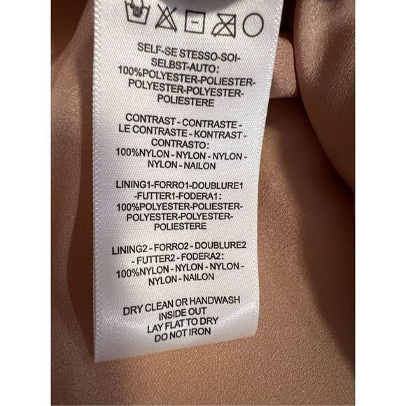 Helsi Women's Gold Sequin Floral Appliqué Kristen Mini Cocktail Dress Large NWOT - Picture 9 of 10